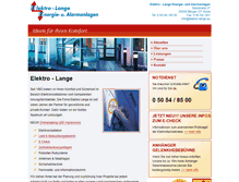 Tablet Screenshot of elektro-lange.eu